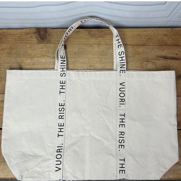 Vuori - The Rise The Shine XL Tote Bag - Reusable Shopping Gym Beach - Picture 1 of 12